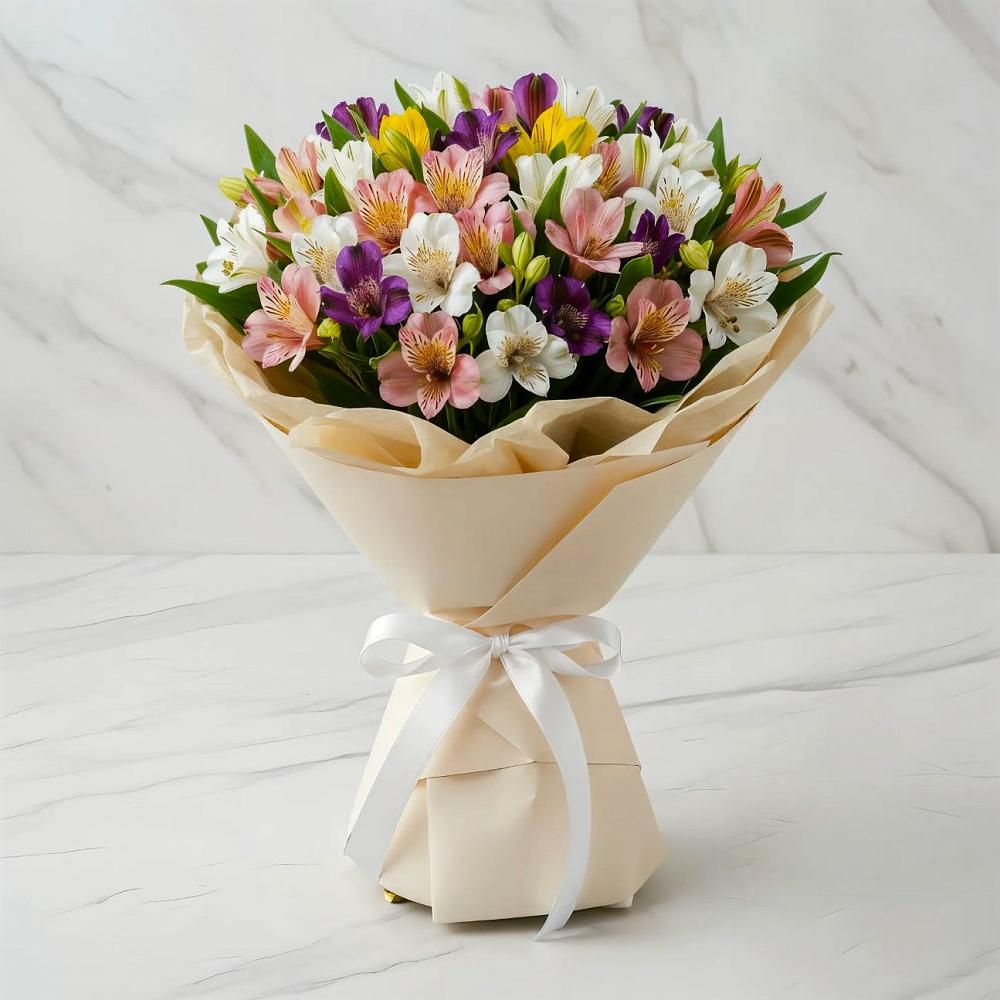 Букет цветов из: Альстромерии в Юрюзани