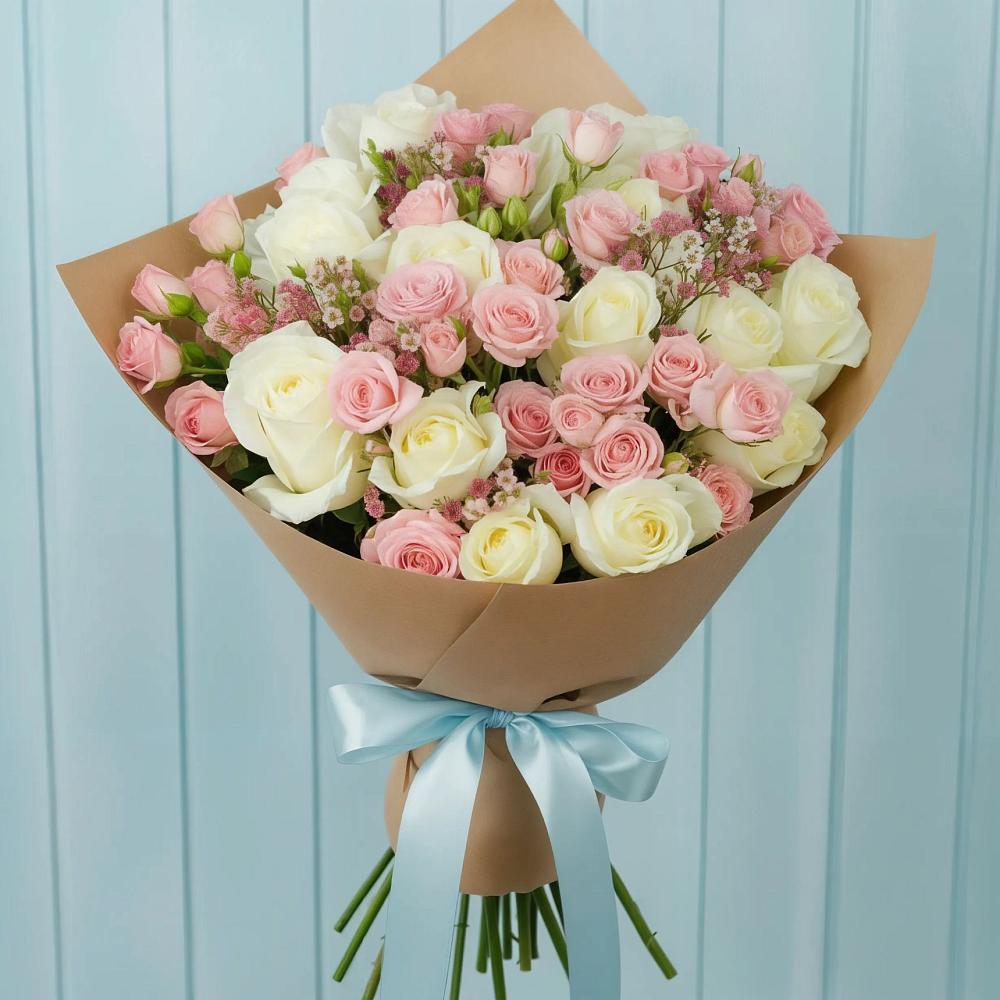 Букет цветов из: Розы в Юрюзани