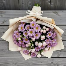 Букет цветов из:  Розы и Хризантемы в Юрюзани