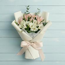 Букет цветов из:  Альстромерии в Юрюзани