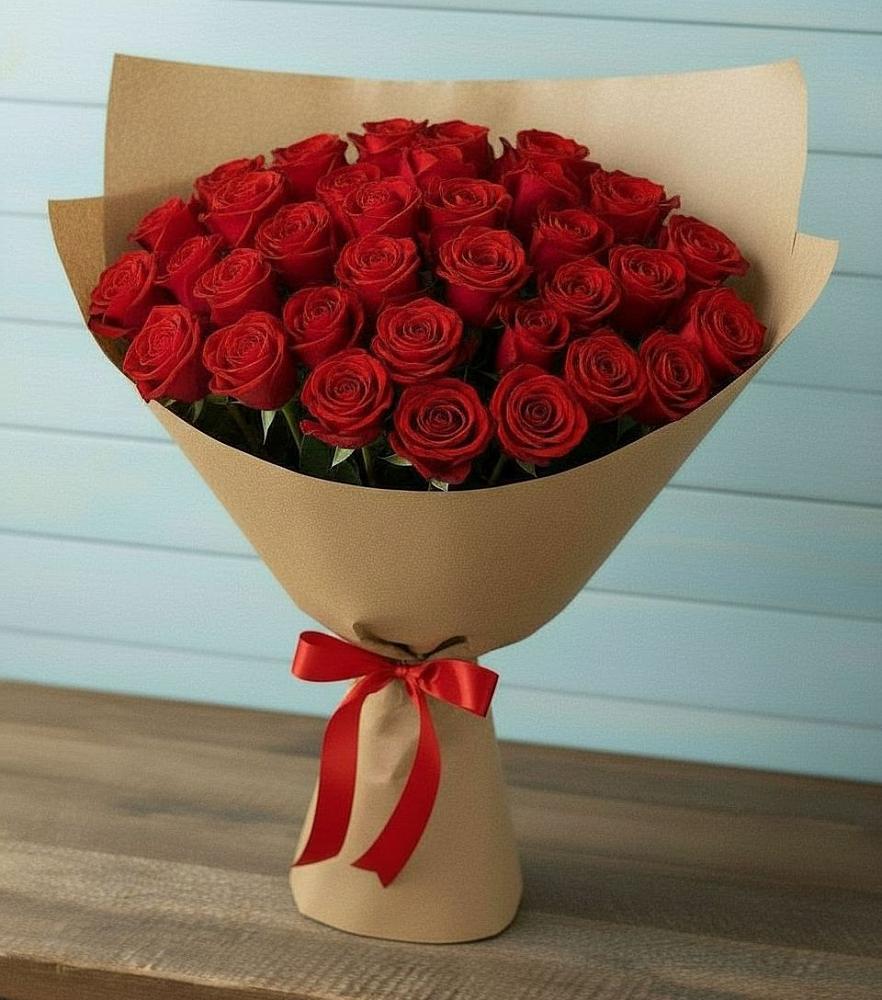 Букет Красные розы Милано в Юрюзани