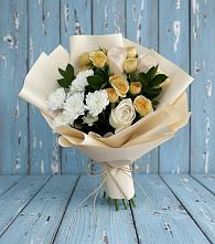 Букет цветов из:  Розы и Хризантемы в Юрюзани
