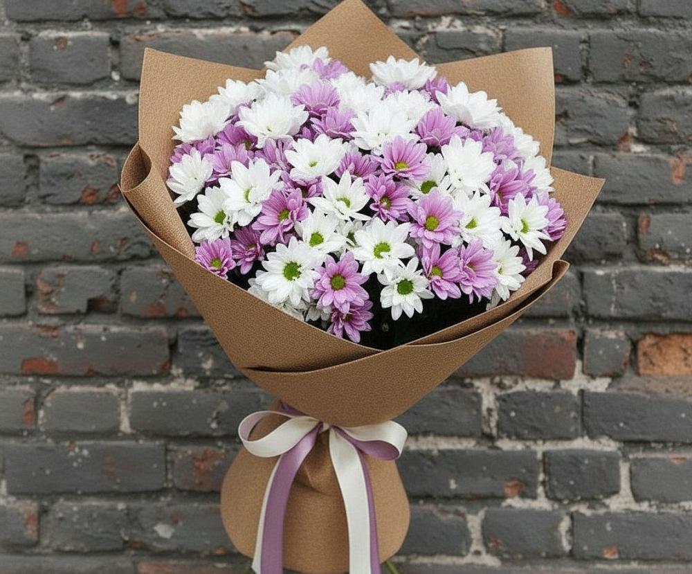 Букет цветов из: Хризантемы в Юрюзани