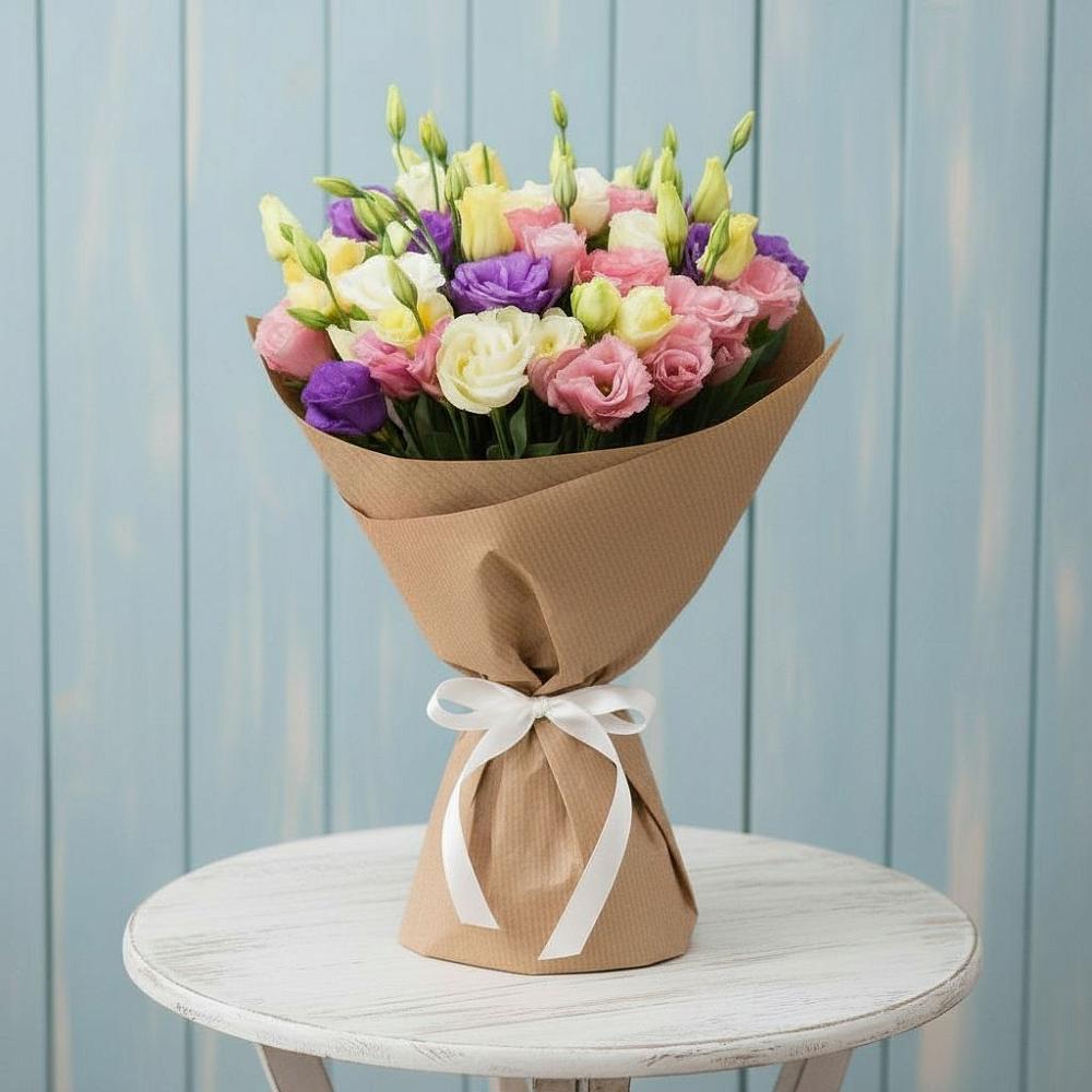 Букет цветов из: Лизиантусы в Юрюзани