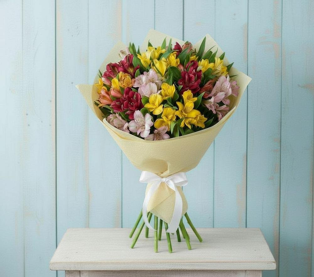 Букет цветов из: Альстромерии в Юрюзани