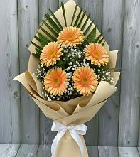 Букет цветов из:  Герберы #REPLACE_PRED# Юрюзани